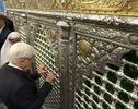 ادای احترام عارف به مزار علما و شهدا در آستان مقدس حضرت معصومه (س)