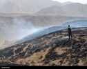 حریق در مراتع دو روستای قزوین پس از ساعت‌ها تلاش خاموش شد