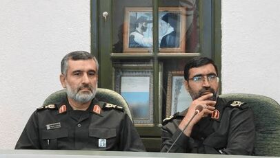 قاب‌های ماندگار از دو فرمانده شهید در رزمایش سپاه