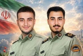 تشییع پیکر ۲ شهید مدافع امنیت در ساری؛ مردم علیه آمریکا و اسرائیل شعار دادند