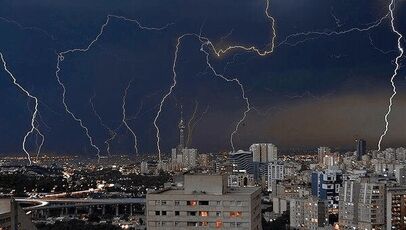 هشدار هواشناسی برای بارش باران و رعدوبرق در بیش از ۲۰ استان