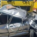 جدا شدن یک چرخ، ۱۱ خودرو را در آزادراه قزوین ـ کرج گرفتار کرد