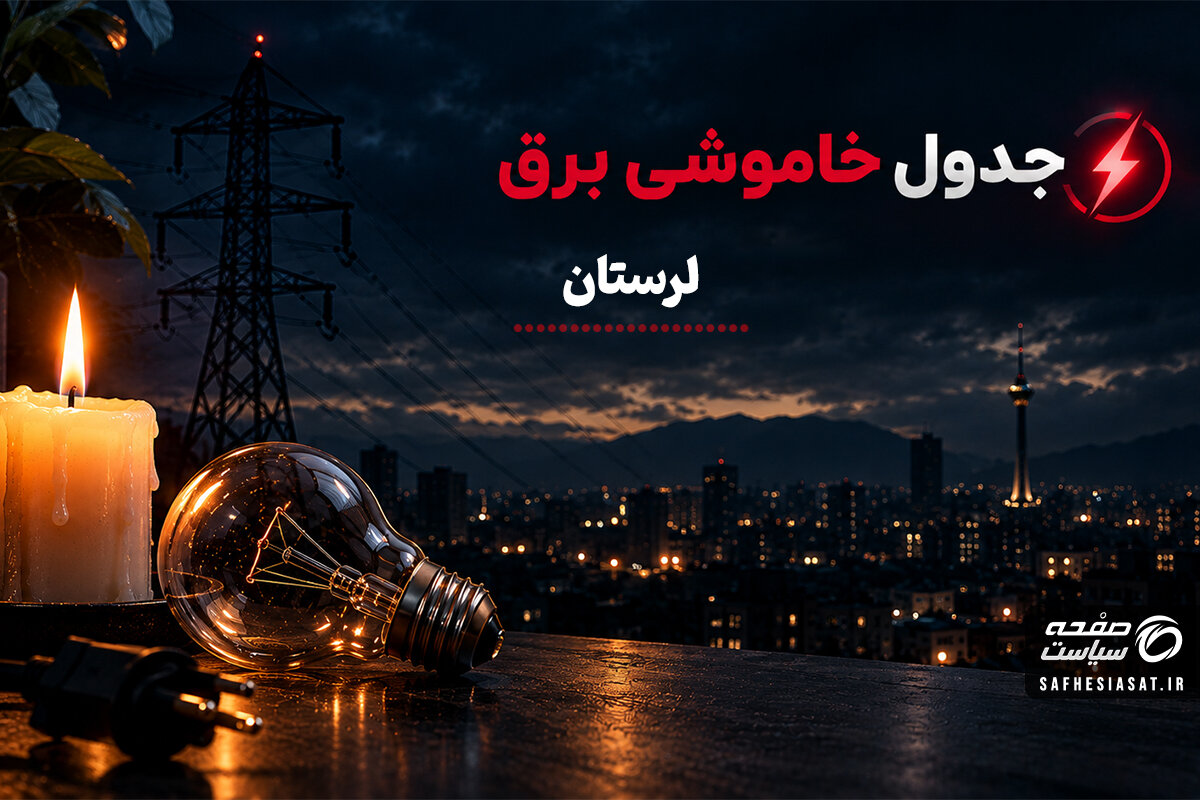 جدول قطعی برق لرستان فردا یکشنبه 29 شهریور 1405 | برنامه خاموشی مناطق خرم آباد
