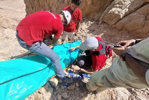 سقوط نوجوان ۱۵ ساله در ارتفاعات خرانق جانش را گرفت